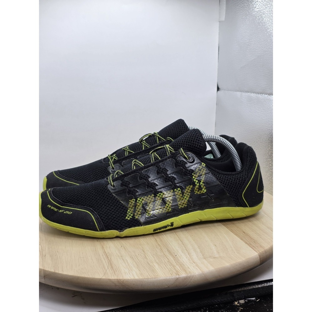 Mens Sz 10 - Inov8 Bare-XF 210 V2 Black Barefoot Sneakers for CrossFit & Running